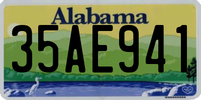 AL license plate 35AE941