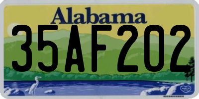 AL license plate 35AF202