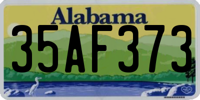 AL license plate 35AF373
