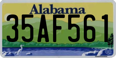 AL license plate 35AF561