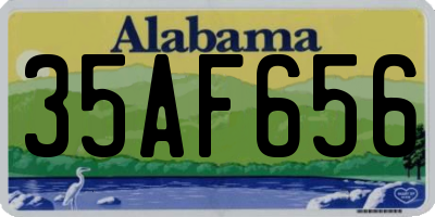 AL license plate 35AF656