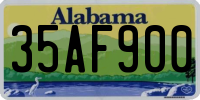 AL license plate 35AF900