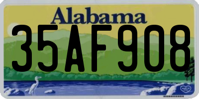 AL license plate 35AF908