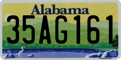 AL license plate 35AG161