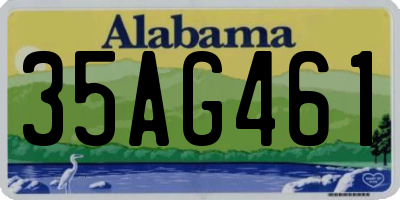 AL license plate 35AG461