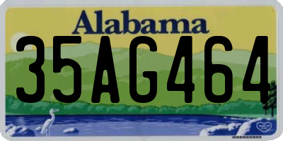AL license plate 35AG464