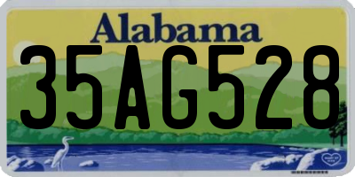 AL license plate 35AG528
