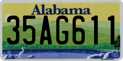 AL license plate 35AG611