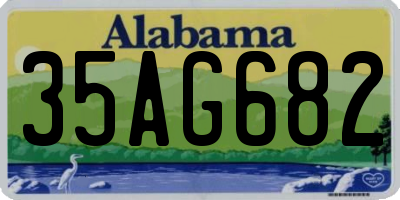 AL license plate 35AG682