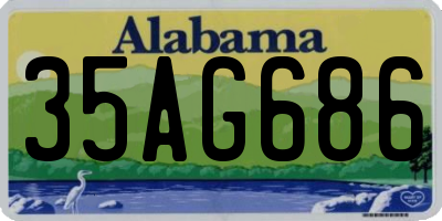 AL license plate 35AG686