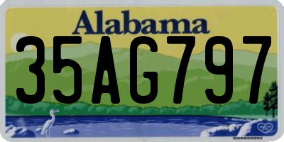 AL license plate 35AG797