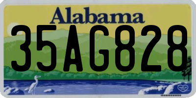 AL license plate 35AG828