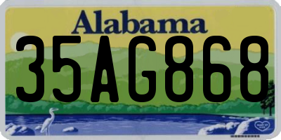 AL license plate 35AG868