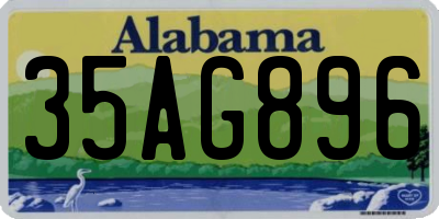 AL license plate 35AG896