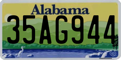 AL license plate 35AG944