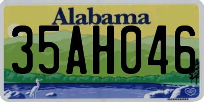 AL license plate 35AH046