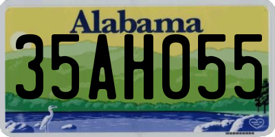 AL license plate 35AH055