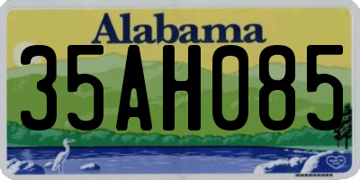 AL license plate 35AH085