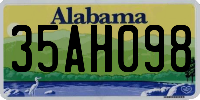 AL license plate 35AH098