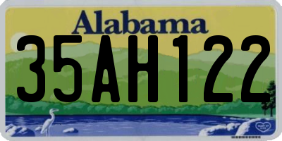 AL license plate 35AH122