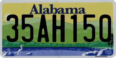 AL license plate 35AH150