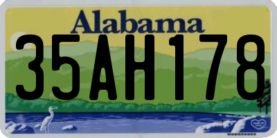 AL license plate 35AH178