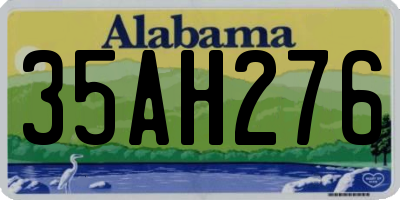 AL license plate 35AH276