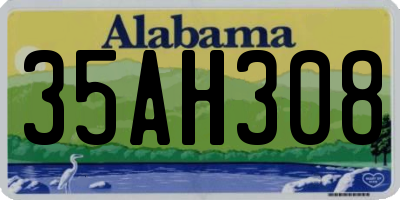 AL license plate 35AH308