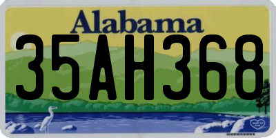 AL license plate 35AH368