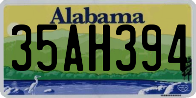 AL license plate 35AH394