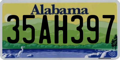 AL license plate 35AH397