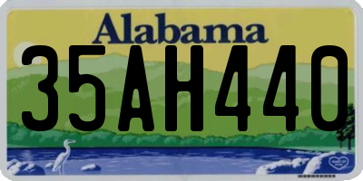 AL license plate 35AH440