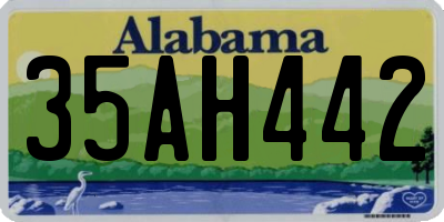 AL license plate 35AH442