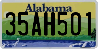 AL license plate 35AH501