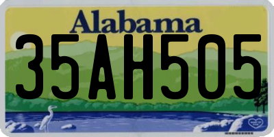 AL license plate 35AH505