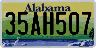 AL license plate 35AH507