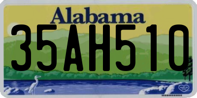 AL license plate 35AH510