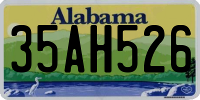 AL license plate 35AH526