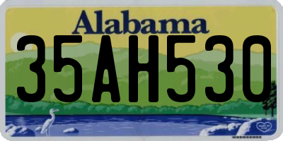 AL license plate 35AH530