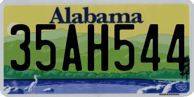 AL license plate 35AH544