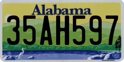 AL license plate 35AH597