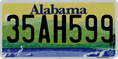 AL license plate 35AH599