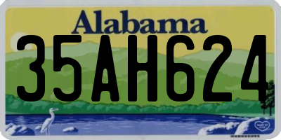 AL license plate 35AH624