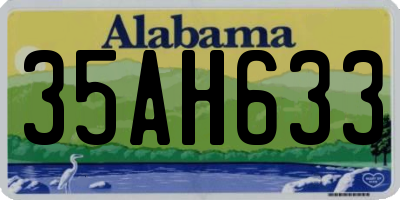 AL license plate 35AH633
