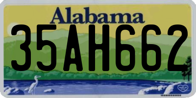 AL license plate 35AH662