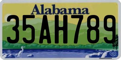 AL license plate 35AH789