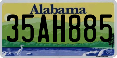 AL license plate 35AH885