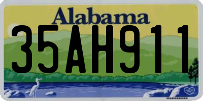 AL license plate 35AH911