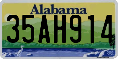 AL license plate 35AH914