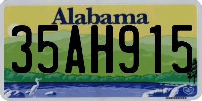 AL license plate 35AH915